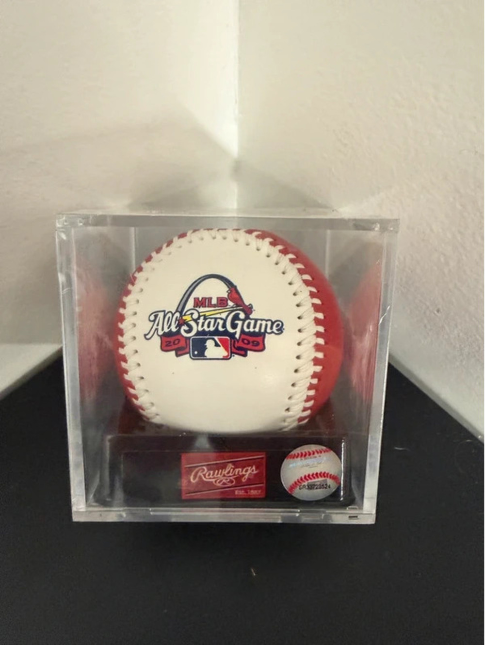 2009 MLB All-Star Game Rawlings Commemorative Baseball & Case- Cardinals